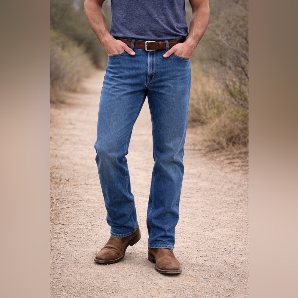 Wrangler Men's Relaxed Fit Denim Jeans